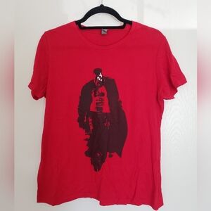 Red Sin City Marv Graphic T-Shirt Womens XL